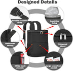 Insulated Cooler Backpack 30 Cans - Leak Proof Beer Backpack Lightweight Cooler Bag for Travel, Camping, Beach, Lunch
