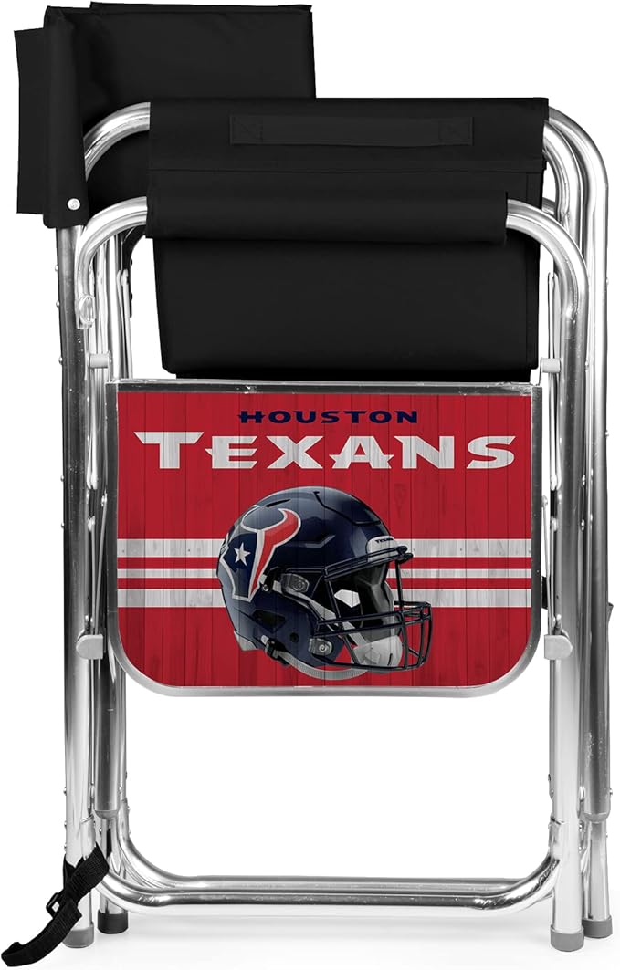 Picnic TIME NFL Unisex-Adult NFL Sports Chair with Side Table, Beach Chair, Camp Chair for Adults