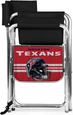 Picnic TIME NFL Unisex-Adult NFL Sports Chair with Side Table, Beach Chair, Camp Chair for Adults
