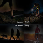 RAHAN Rechargeable Clip on Clog Headlights for Shoe 2pcs,Flashlights Attachment for Shoe, LED Clog Light with 3 Light Modes for Dog Walking, Camping, Running, Suitable for Adults, Red