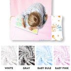 Custom Toddler Nap Mat for Preschool, Personalized Name Kids Sleeping Bag with Bear Parrern for Daycare, Roll Up Sleeping Mat with Removable Pillow and Soft Dot Minky Blanke for Girls Camping