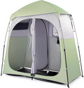 VINGLI 2 Room Shower Tent, 7.5 FT Instant Pop Up Shelter with Carrying Bag, Privacy Changing Room Tent,Perfect for Portable Toilet, Camping, Dressing, Outdoor Indoor, Easy Set Up