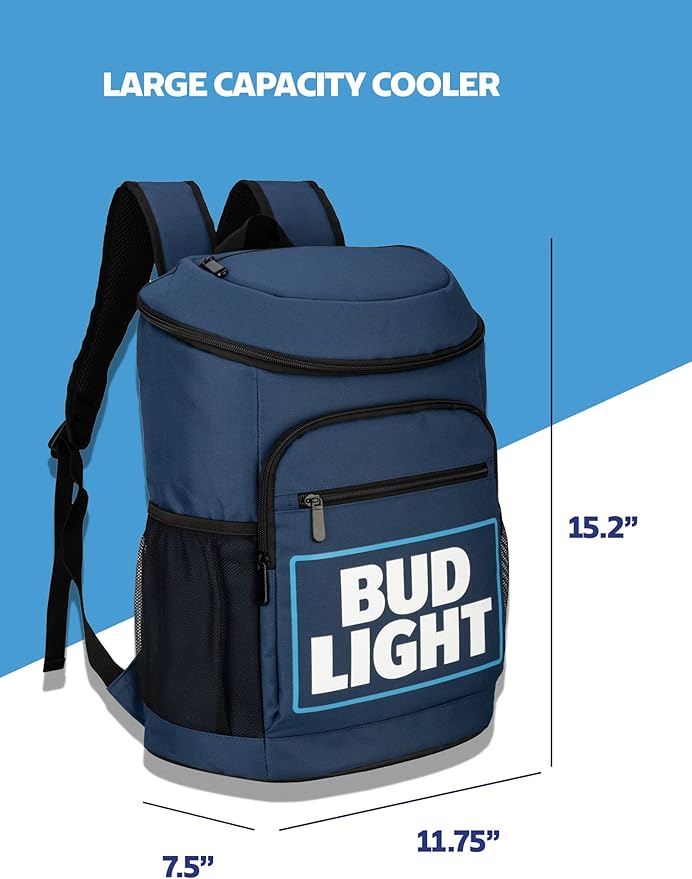 Beer Cooler Backpack Insulated 21 Liter Leak Proof Soft Cooler for Beach Camping Hiking Picnic