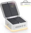 Solar Camping Lantern Rechargeable, 5000mAh Camping Lights 3000LM Camping Lights up to 144 Hours 5 Light Modes, IPX5 Waterproof Lanterns for Power Outages Portable Power Supply