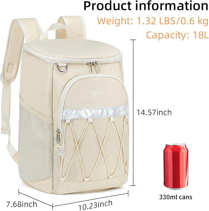 Backpack Cooler Backpack 26 Cans Insulated Leak Proof for Women Men Beach Camping Picnic Fishing Hiking Lunch Backpack Waterproof Cooler