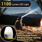 Everbeam H7 Headlamp - Water Resistant LED Rechargeable Battery w/ 28 hr Run Time - 1100 Lumen Output - Ideal Flashlight for Outdoor Activities, Hiking, Camping, Fishing, Hunting, Power Outage Supply