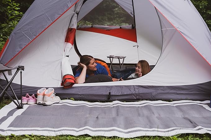 ALPS Mountaineering Sidekick Portable Stool or Side Table – Ultra Lightweight 2 lb Folding Camp Furniture with 200 lb Capacity, Aluminum Frame & Compact Carry-Bag for Camping, Tailgating, RV & Patio