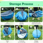 Woanger 10/16 Pack Bulk 2 Person Camping Tents for Homeless Lightweight Tent with Rain Fly and Carrying Bag Waterproof Windproof Setup Pop Up for Camping Backpacking Donation