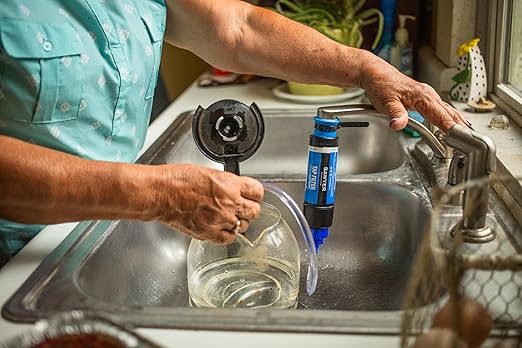 Sawyer Products SP134 TAP Water Filtration System, Fits Faucets & Hose Bibs, Blue (one Size)