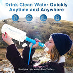 Membrance Replacement (4 Pack) for Water Filter Straw, Portable Replacement Filter for Camping, Hiking & Emergency Preparedness