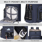 Large 52cans Waterproof Insulated Cooler Backpack for Men & Women, Leak Proof Backpack Cooler, Soft, 8Gal