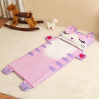 Kids Sleeping Bag, Toddlers Nap Mat, Girls Sleeping Mat for Daycare Preschool, Slumber Bag, Pillow, Blanket 3 in 1