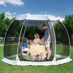 Alvantor Pop Up Screen House Gazebo with Mosquito Netting, Instant UV Resistant Sun Shelter for Patio & Backyard, Portable Canopy Tent for 2-10 Person