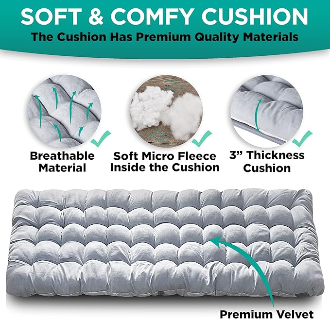 ZONETECH Folding Cot & Pad Mattress 4 Position Adjustable 2-Pack Portable,Premium Quality for Adult and Kids-Perfect for Camping, Travel,Patio,Beach,Indoor & Outdoor Activity with Carry Bag