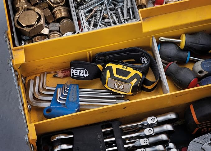 PETZL ARIA 1 Headlamp - Black/Yellow (350 lm) [Legacy]