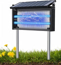 17.7 * 9.8 * 7.1in Bug Zapper Outdoor - Mosquito Repellent Outdoor Patio,Solar Bug Zapper Indoor,Waterproof Portable Fly Zapper,High Powered 4500V Mosquito Zappers Killer for Home,Patio,Camping