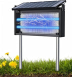 17.7 * 9.8 * 7.1in Bug Zapper Outdoor - Mosquito Repellent Outdoor Patio,Solar Bug Zapper Indoor,Waterproof Portable Fly Zapper,High Powered 4500V Mosquito Zappers Killer for Home,Patio,Camping