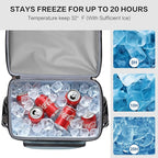 Large 52cans Waterproof Insulated Cooler Backpack for Men & Women, Leak Proof Backpack Cooler, Soft, 8Gal