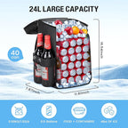Cooler Backpack - 40 Cans Insulated Leak Proof Backpack Cooler Portable Picnic Camping Beach Hiking BBQ Picnic Bag for Men and Women -Grey