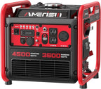 Portable 4500W Gas-Powered Inverter Generator with CO Sensor, Lightweight, Quiet, and EPA-Compliant for Home, Emergency Backup, and Camping