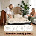 air Mattress Queen with Built in Pump – 18-Inch Thickened Inflatable Mattress for Easy Travel, Supports Up to 650 Pounds