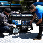 DuroMax XP15000HX 15,000-Watt Dual Fuel Portable Generator - Gas & Propane, Remote Electric Start, Whole Home Power Backup, Transfer Switch Ready, RV & Emergency Ready