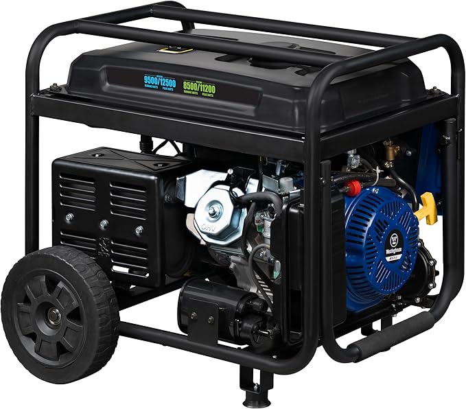 Westinghouse 12500 Peak Watt Dual Fuel Home Backup Portable Generator, Remote Electric Start, Transfer Switch Ready, Gas and Propane Powered, CO Sensor