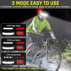 LED Headlamp USB Rechargeable 1000Lumen 230° Wide-Beam LED Headlight with Red Taillight, Super Bright Headband Light, Waterproof Headlamps for Camping,Hiking, Hard Hat Headlamp