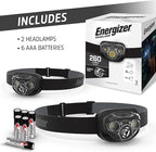 Energizer LED Headlamp PRO, IPX4 Water Resistant Headlamps, High-Performance Head Light for Outdoors, Camping, Running, Storm, Survival LED Light for Emergencies (Batteries Included) (Pack of 8)