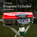 Coleman RoadTrip 285 Portable Stand-Up Propane Grill with 3 Adjustable Burners & Instastart Ignition, 20,000 BTUs of Power for Outdoor Cooking, Camping, Tailgating, Grilling, BBQs, & More