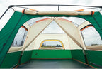 KTT Large Tent 8-10-12 Person,Family Cabin Tents,2 Rooms,2 Doors and 4 Windows with Mesh,Straight Wall,Waterproof,Double Layer,Big Tents for Outdoor,Picnic,Camping,Family Gathering