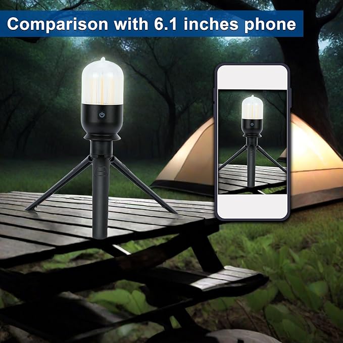 2 Pcs Tent Light for Camping Hanging,4 Lighting Modes Camp Light,Aluminum Alloy Tent Lights for Camping,Rechargeable Mini Camping Lantern for Backpacking,Power Outages,Hiking