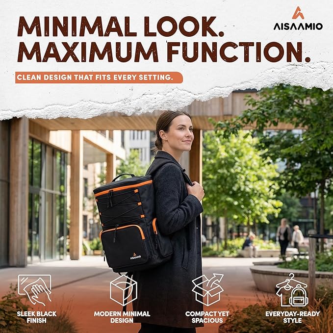 Cooler Backpack Insulated Waterproof – Backpack Coolers Insulated Leak Proof for Men & Women – 35/50 Can Ice Chest Backpack Cooler for Beach, Camping, Travel & Hiking