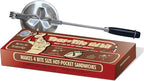 Tid Bit Handheld Sandwich Maker, Portable Sandwich Grill & Panini Press, Cast Aluminum Pie Iron, Retro 1945 Stovetop & Campfire Toaster for Hot Sandwiches, Pies, Paninis, RV & Camping