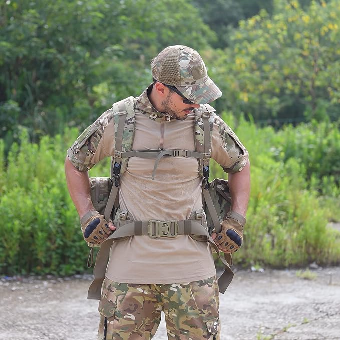 MT Military MOLLE 2 Medium Rucksack, Army Tactical Large Backpack, 3 Days Assault Pack