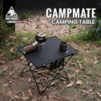 ONETIGRIS Foldable Camping Table, Lightweight Portable Table Sturdy & Quick Setup, Holds Up to 66 lbs, Perfect for Camping, Hiking, Backpacking, Picnic, Beach, Travel