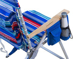 Tommy Bahama Hi-Boy 17" Seat Height 4-Position Lace-Up Suspension Folding Beach Backpack Chair