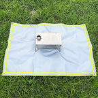 SoloWilder Wood Stove Mat 39" x 59" Fire Pit Grill Mat for Tent Stove Deck Patio Grass Lawn Campsite Insulation Protection
