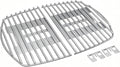 Stainless Steel Cooking Grates for Weber Q100/Q1000 Series, for Q100 Q120 Q140 Q1000 Q1200 Q1400, Replacement BBQ Grill Grate Set (2-Pack) with Grate Clips