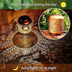 2 Pack Hummingbird Outdoor Solar Hanging Lanterns Waterproof LED Solar Lights Metal Decorative Lanterns for Garden, Patio, Courtyard, Backyard, Yard Decor Unique Hummingbird Gifts for Women Gardening