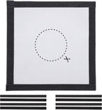 SoloWilder Stove Jack Kit for Tent Highly Flame-Retardant DIY Stove Jack for Hot Tent 9.5" x 9.5"