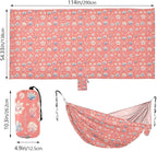 Cute Succulents Hammocks for Camping with Hanging Rope Portable Hammock for Camping Travel Accessories