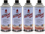 ZeroR Butane Fuel Canister Cartridge 13.4 fl oz (390 mL) | Compatible with Portable Camping Stoves and Torches