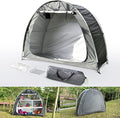 Bike Storage Tent, Anti-Dust Waterproof Bicycle Tent, Portable Bike Storage Tent for 3-4 Bikes, Foldable Bike Shelter for Garden, Camping, Outdoor - Grayish Green