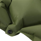 Camping Sleeping Pad Mat, Inflatable Cushion Air Mattress, Military Green, Lightweight and Portable, Puncture and Tear, TPU Material, for Outdoor Travelling Use