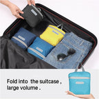 35L Foldable Waterproof Backpack For Outdoor Sports Travel Inside Wet Clothes Compartment Packable For Multiple