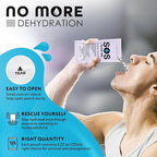S.O.S Emergency Drinking Water – 62 Packets (4.22 oz Each) – 5-Year Shelf Life, Disaster Preparedness Supply, Portable Survival Water with Usage Tips – Ideal for Home, Car, Hiking, Camping