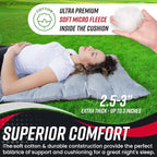 Vaygway Outdoor Camping Cot Pads Mattress- Soft Comfortable Lightweight Thick Cotton Sleeping Cot- Portable Hiking, Traveling, Backpacking Waterproof Bottom Pad Mattress