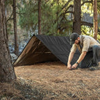 Arcturus XL Survival Tarp - Insulated Reflective Thermal Camping Tarp - 8.5' x 12' (Black)
