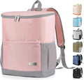 Insulated Cooler Backpack Outdoor - Leak Proof Backpack Cooler 30 Cans, Waterproof Lightweight Cooler Bag for 12h Hot/Cold Retention - Soft Cooler for Travel, Camping, Beach, Lunch